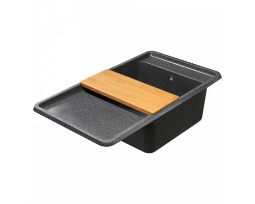 Мойка для кухни  Беллис 87 870x510x250 мм, прямоуг., графит