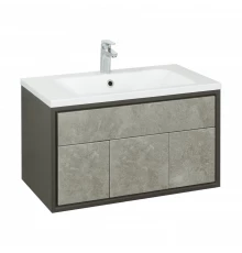 Тумба УЭЛЬС 80, графит (под раковину БРУК 80)