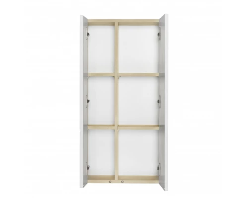 Шкаф МИШЕЛЬ 43, подвесной, дуб эндгрейн, белый