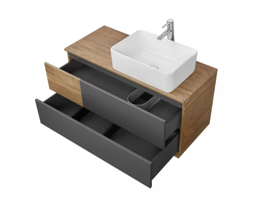 Тумба ТЕРРА 105, дуб кантри, антрацит (под раковину MILA 35, Одри 42, Лола 60)