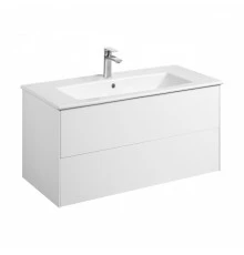 Тумба СОХО 100, белый глянец (под раковину ЭЛИНА 100)