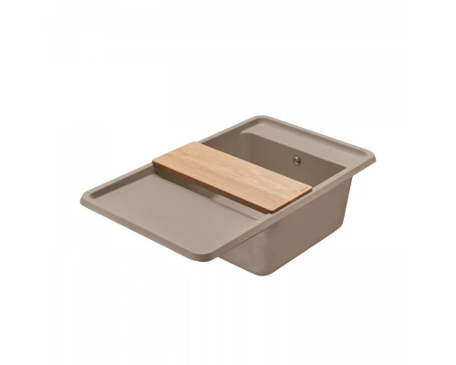 Мойка для кухни  Беллис 87 870x510x250 мм, прямоуг., серый шелк