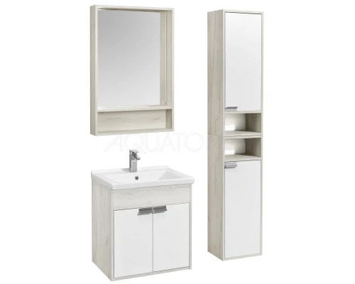 Зеркало 60x91 см дуб крафт Акватон Флай 1A237602FA860