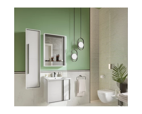 Тумба белый матовый 58,6 см Акватон Ривьера 1A238801RVX20