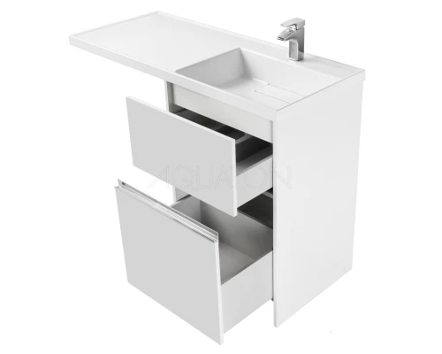 Тумба белый глянец 57 см Акватон Лондри 1A235901LH010
