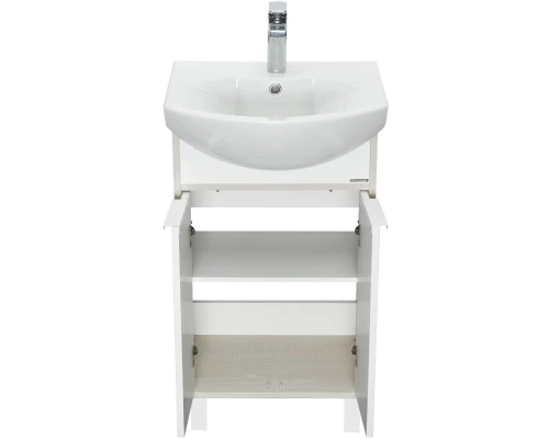 Тумба белый глянец/ясень фабрик 46,6 см Акватон Рико 1A212401RIB90