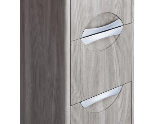 Пенал подвесной дуб фьорд с бельевой корзиной R Акватон Сильва 1A215603SIW6R