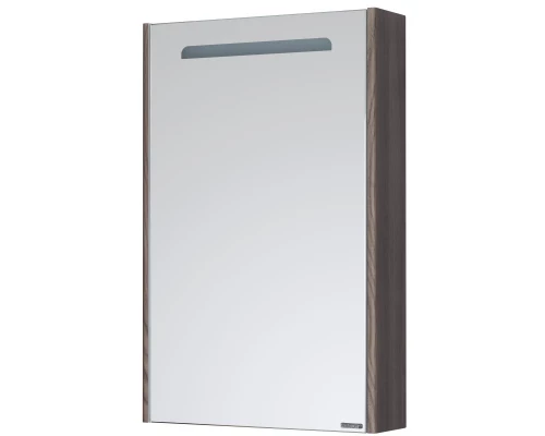 Зеркальный шкаф 50x78 см дуб макиато Акватон Сильва 1A215502SIW5L