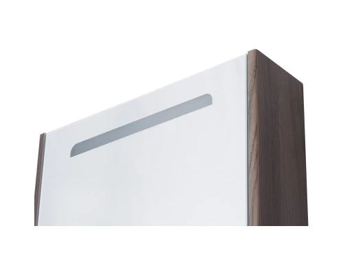 Зеркальный шкаф 50x78 см дуб макиато Акватон Сильва 1A215502SIW5L