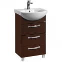 Тумба с раковиной темно-коричневый 50,5 см Акватон Ария 1A1402K0AA430