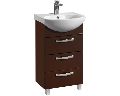 Тумба с раковиной темно-коричневый 50,5 см Акватон Ария 1A1402K0AA430