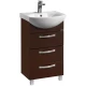 Тумба с раковиной темно-коричневый 50,5 см Акватон Ария 1A1402K0AA430