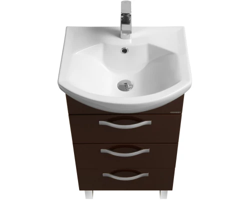 Тумба с раковиной темно-коричневый 50,5 см Акватон Ария 1A1402K0AA430