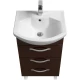 Тумба с раковиной темно-коричневый 50,5 см Акватон Ария 1A1402K0AA430