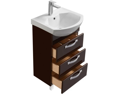 Тумба с раковиной темно-коричневый 50,5 см Акватон Ария 1A1402K0AA430