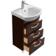 Тумба с раковиной темно-коричневый 50,5 см Акватон Ария 1A1402K0AA430