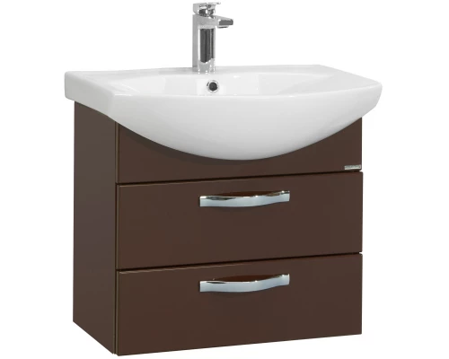 Тумба с раковиной темно-коричневый 65 см Акватон Ария 1A1233K0AA430