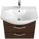 Тумба с раковиной темно-коричневый 65 см Акватон Ария 1A1233K0AA430