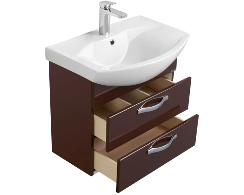 Тумба с раковиной темно-коричневый 65 см Акватон Ария 1A1233K0AA430