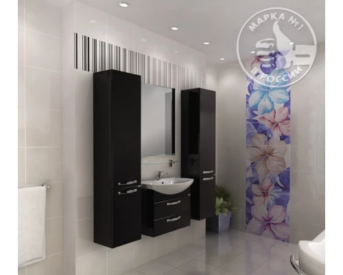 Тумба черный 59,4 см Акватон Ария 1A123301AA950