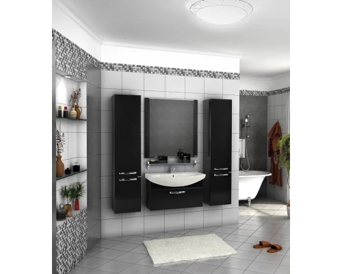 Зеркало 80x85,8 см черный Акватон Ария 1A141902AA950