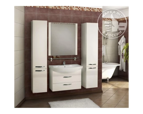 1A1408K0AA010 Набор: 1A140801AA010 Тумба-умывальник подвесная Ария 80 М / 1WH207783 Раковина Смайл-80