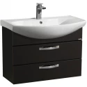 Тумба с раковиной черный 80,5 см Акватон Ария 1A1408K0AA950