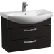 Тумба с раковиной черный 80,5 см Акватон Ария 1A1408K0AA950