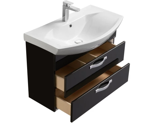 Тумба с раковиной черный 80,5 см Акватон Ария 1A1408K0AA950