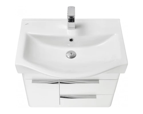 Тумба с раковиной белый глянец 65 см Акватон Беверли 1A2353K0BV010