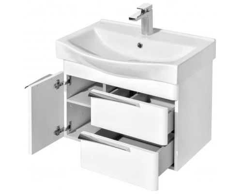Тумба с раковиной белый глянец 65 см Акватон Беверли 1A2353K0BV010