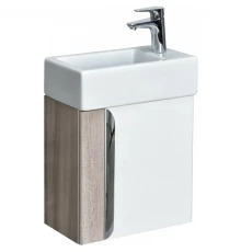 Тумба с раковиной белый глянец/ясень шимо 46 см Акватон Вита 1A2214K1VTD70