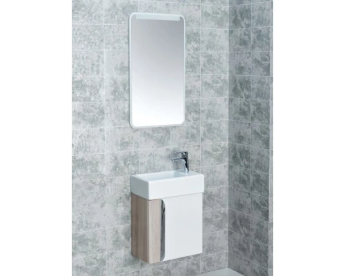 Тумба с раковиной белый глянец/ясень шимо 46 см Акватон Вита 1A2214K1VTD70