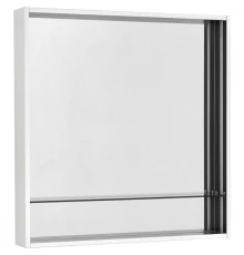 Зеркало 80x85 см белый матовый Акватон Ривьера 1A239102RVX20