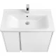 Тумба с раковиной белый глянец 80 см Акватон Стоун 1A2282K1SX010
