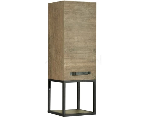 Тумба дуб кантри/черный 34 см Акватон Лофт Фабрик 1A242703LTDY0