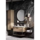 Тумба с раковиной дуб кантри/черный 80 см Акватон Лофт Фабрик 1A2424K6LTDY0