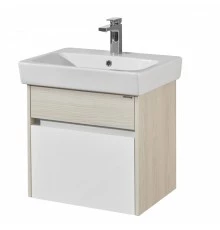 Тумба ВЕРДИ 60, белая, ясень фабрик (под раковину НЕО 60)