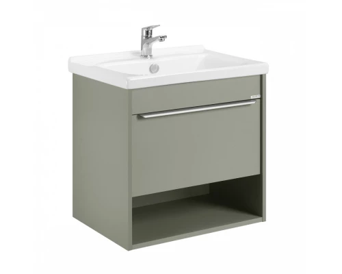 Тумба-умывальник ХОУП 60, 1 ящ., подвесная, хаки (под раковину МИРАНДА 60)