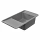 Мойка для кухни  Беллис 87 870x510x250 мм, прямоуг., серый