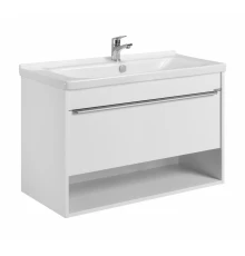 Тумба-умывальник ХОУП 100, 1 ящ., подвесная, белый матовый (под раковину МИРАНДА 100)