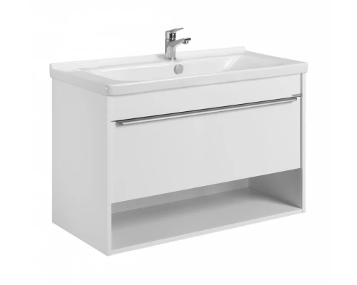 Тумба-умывальник ХОУП 100, 1 ящ., подвесная, белый матовый (под раковину МИРАНДА 100)
