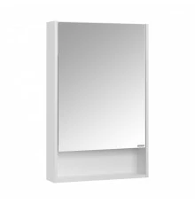 Зеркальный шкаф СКАНДИ 55, подвесной, белый