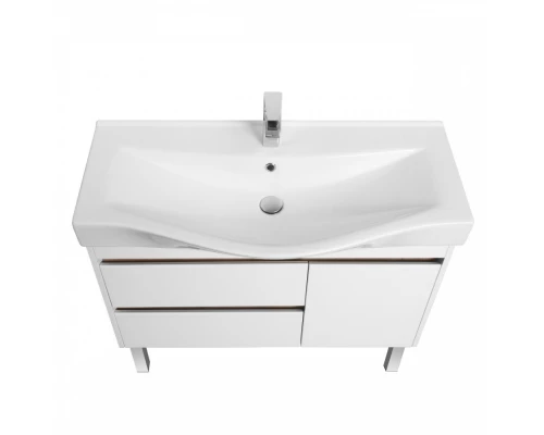 Тумба НОРТОН 100, белая (под раковину БЕВЕРЛИ 100)