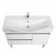 Тумба НОРТОН 100, белая (под раковину БЕВЕРЛИ 100)