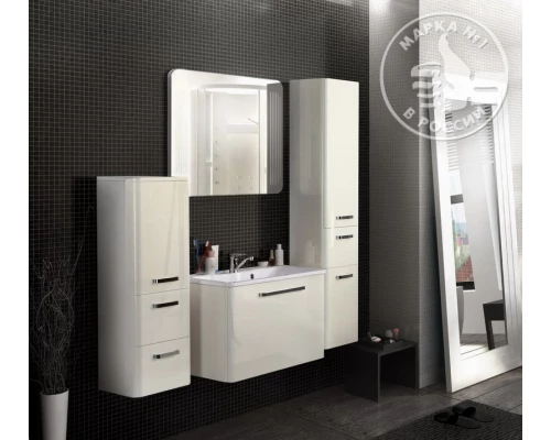 Тумба с раковиной белый жемчуг 75 см Акватон Валенсия 1A1236K0VAG30