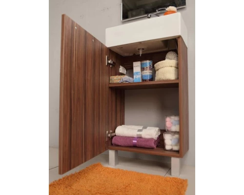 Тумба с раковиной эбони темный 46 см Акватон Эклипс 1A1726K1EK560