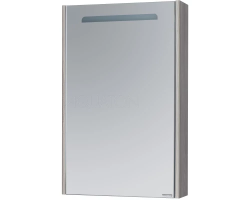 Зеркальный шкаф 50x78 см дуб фьорд Акватон Сильва 1A215502SIW6L