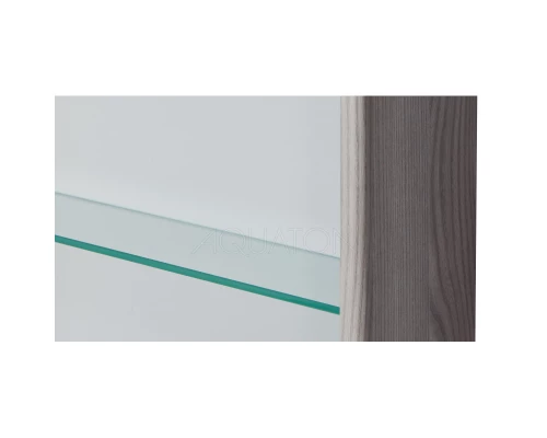 Зеркальный шкаф 50x78 см дуб фьорд Акватон Сильва 1A215502SIW6L