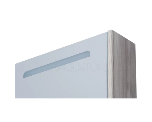 Зеркальный шкаф 50x78 см дуб фьорд Акватон Сильва 1A215502SIW6L